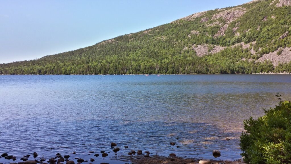 Hillside view across from Jordan Pond