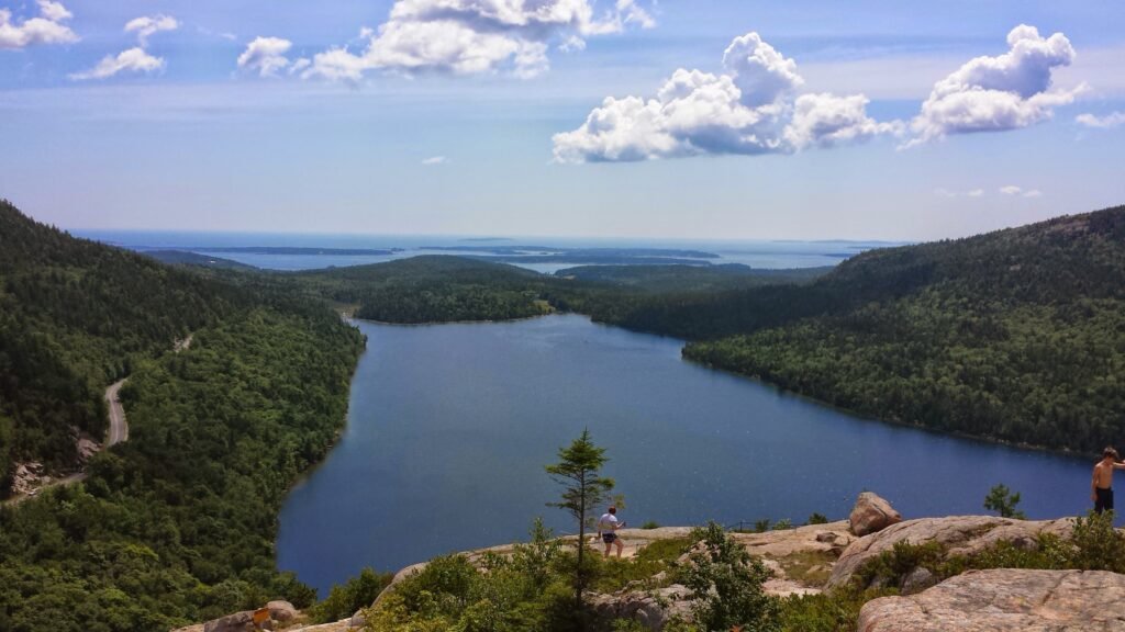 Jordan Pond from a Bubble