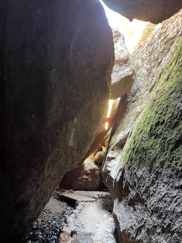 Entrance to cave on Bear Gulch Cave Trail