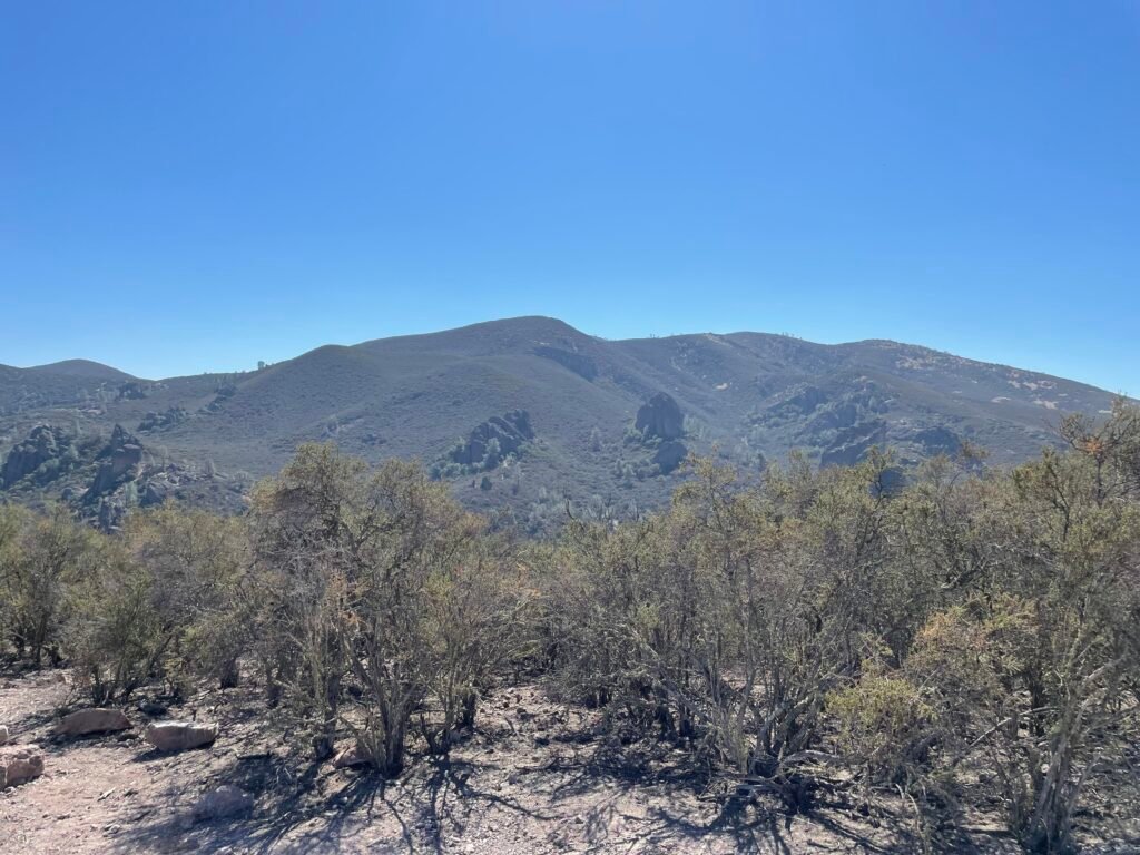 Peaks over desert