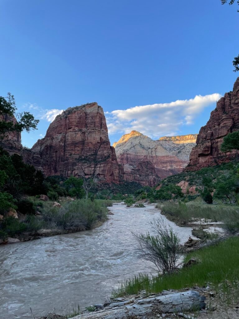 Virgin River, with view of Angel's Landing