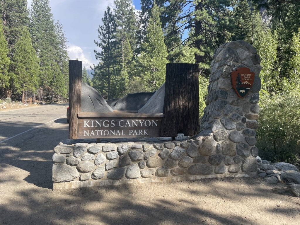 Kings Canyon Lodgepole Entrance Sign